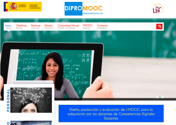Diseño, producción y evaluación de t-MOOC para la adquisición por los docentes de Competencias Digitales Docentes
